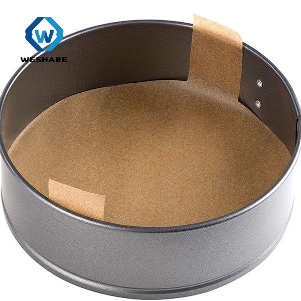 silicone coated unbleached parchment paper sheet for baking