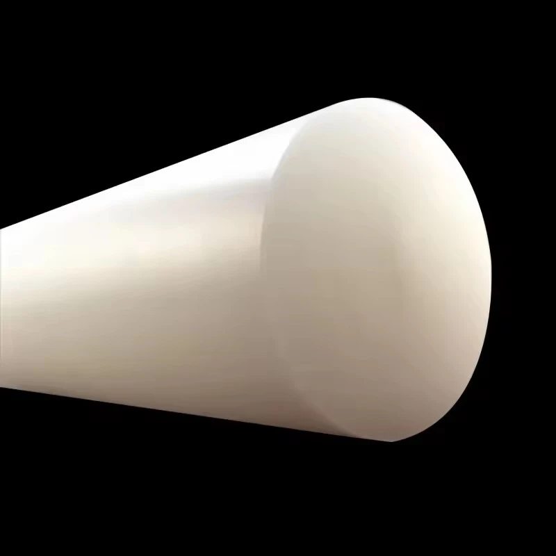 Natural white PVDF rod supplied in multiple diameters for CNC machining Natural white PVDF rod supplied in multiple diameters for CNC machining